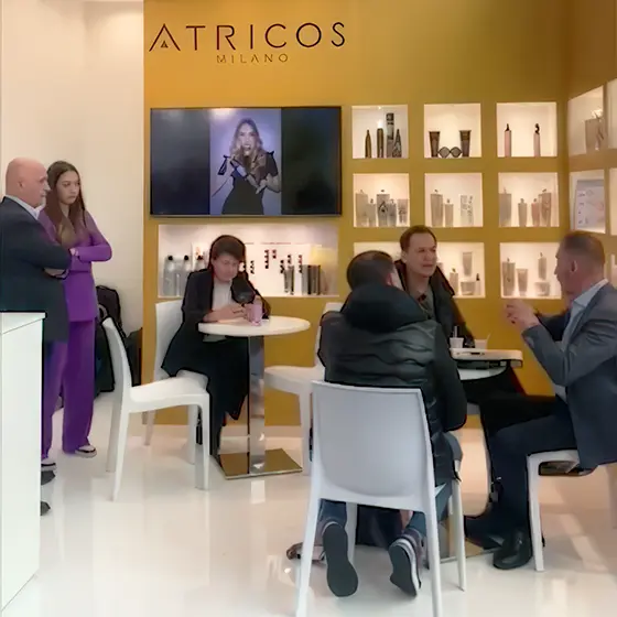 Cosmoprof Bologna 2023: reel dello stand Atricos Milano