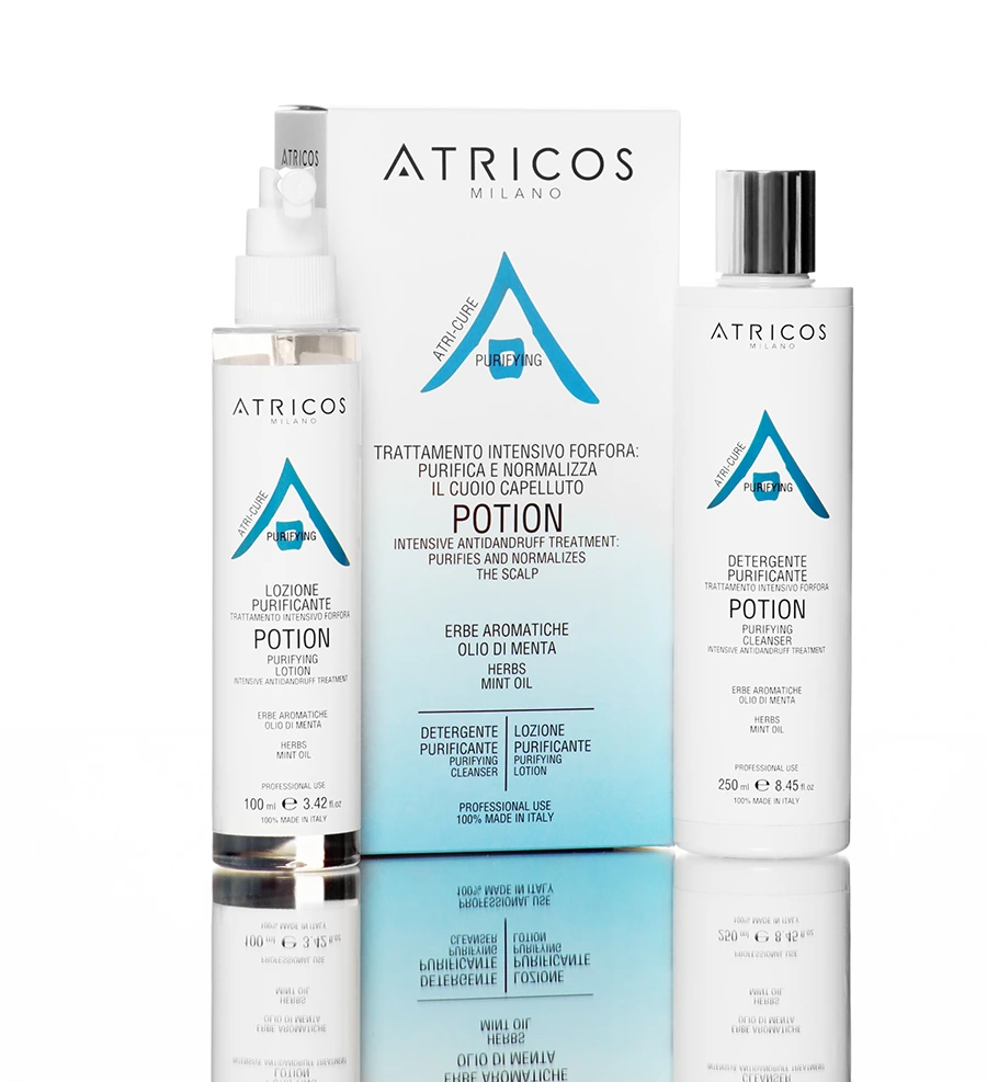 ATRICOS presenta POTION: un alleato sorprendente contro la forfora!